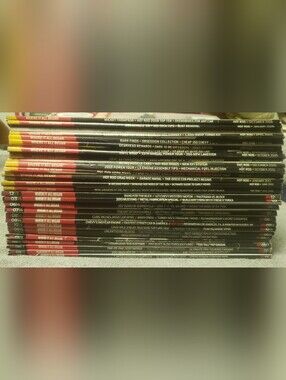 Stack of 30 Hot Rod Magazine Issues - Automotive Decor